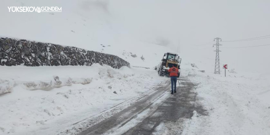 Derecik’te dağcıların olduğu yola çığ düştü