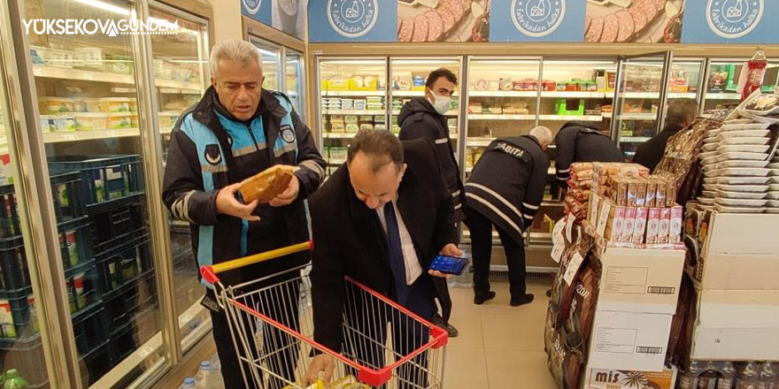 Hakkari’de tarihi geçmiş ürünler imha edildi