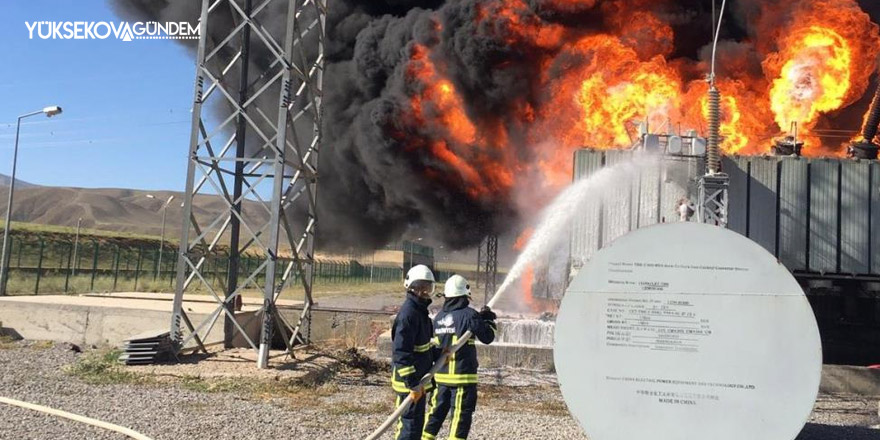 Van’daki trafo yangını 6 saatte söndürüldü