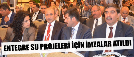 Entegre Su Projeleri için imzalar atıldı