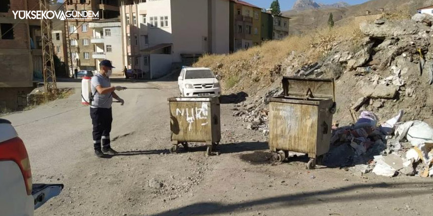 Hakkari Belediyesinden ilaçlama çalışması