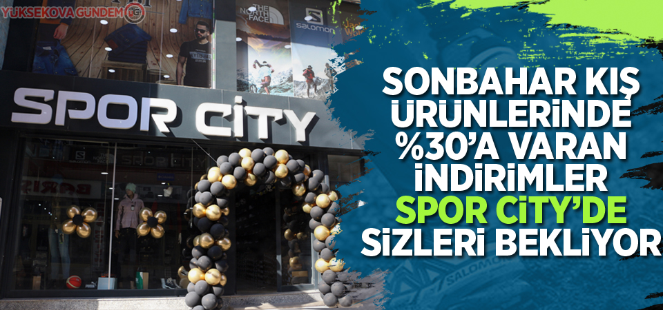 Spor City'de %30'a varan indirimler başladı