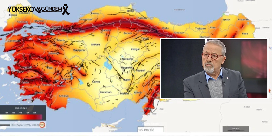 Prof. Dr. Naci Görür Hakkari'ye de dikkat çekti