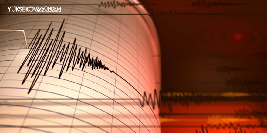 Hakkari'de 3,3 büyüklüğünde deprem meydana geldi