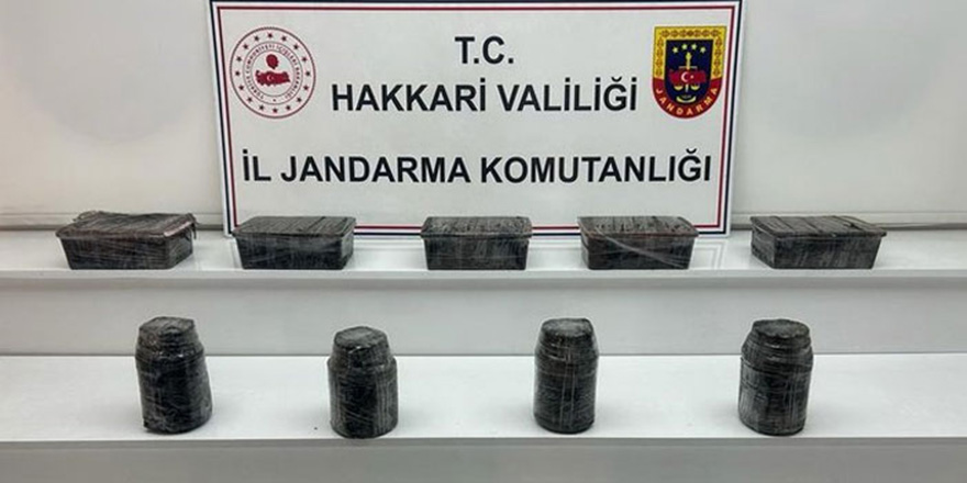 Yüksekova'da 15 kilo uyuşturucu madde ele geçirildi