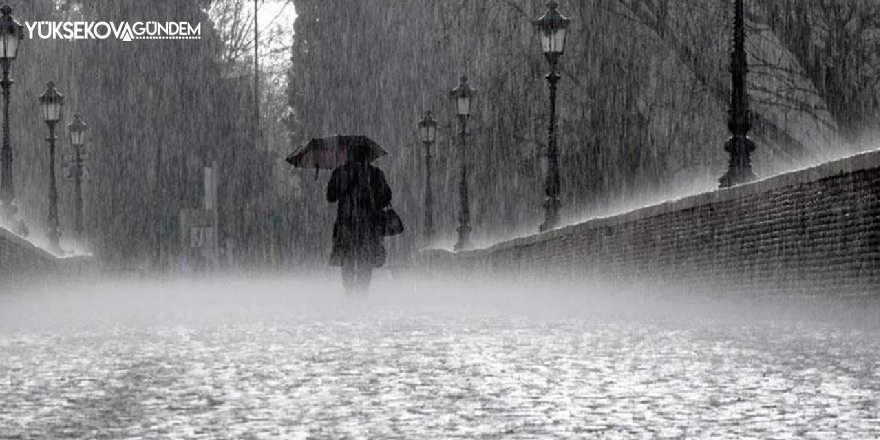 AFAD, SMS ile uyardı: Hakkari'de Kuvvetli yağış etkili olacak
