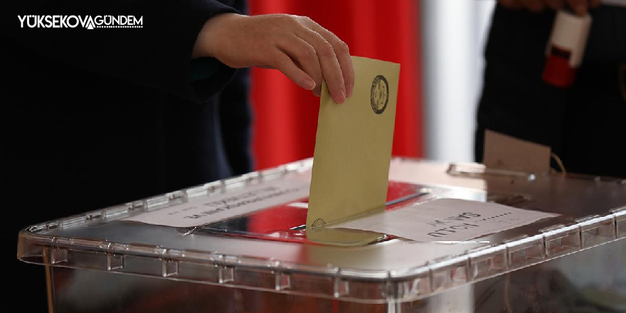 Yüksekova’da 79 bin 895 seçmen oy kullanacak