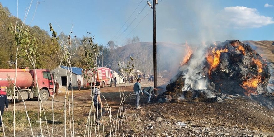 Yüksekova’da 15 bin bağ ot kül oldu