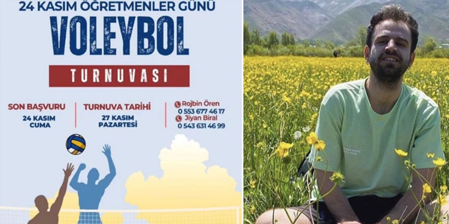 Yüksekova'da hayatını kaybeden öğretmen anısına voleybol turnuvası