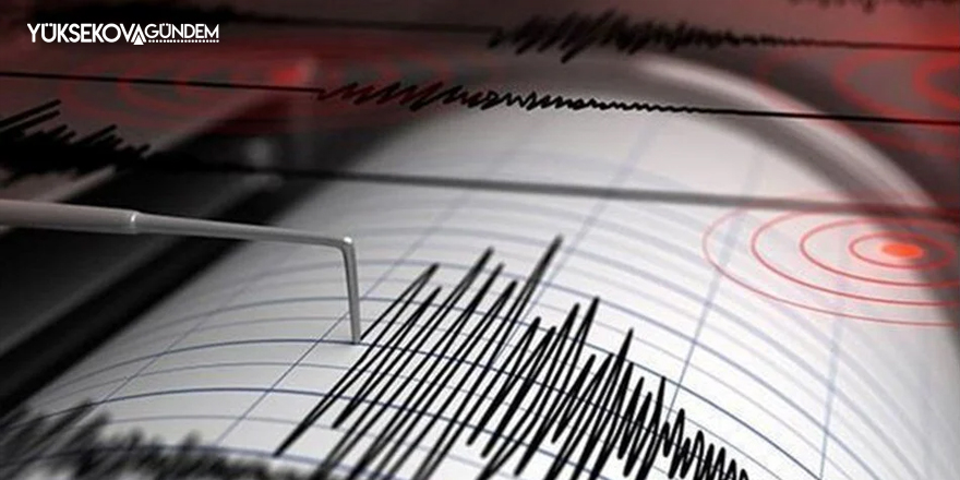 Yüksekova'da 4.3 şiddetinde deprem!
