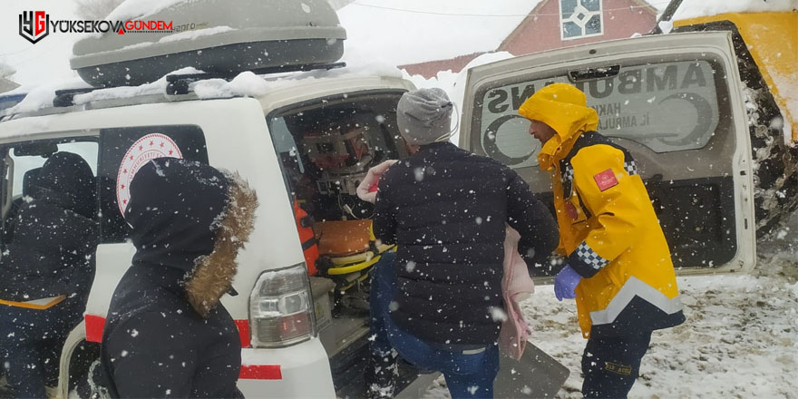 Yüksekova'da Ekipler Evrim bebek için seferber oldu