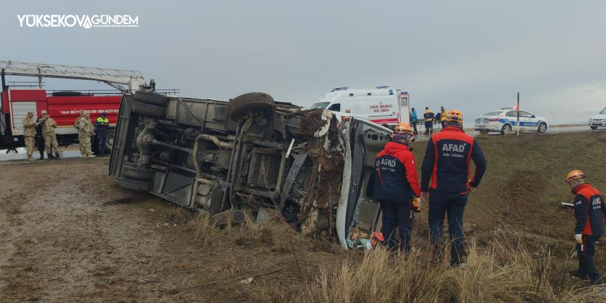 Van'da trafik kazasındaki yaralı sayısı 27'ye yükseldi