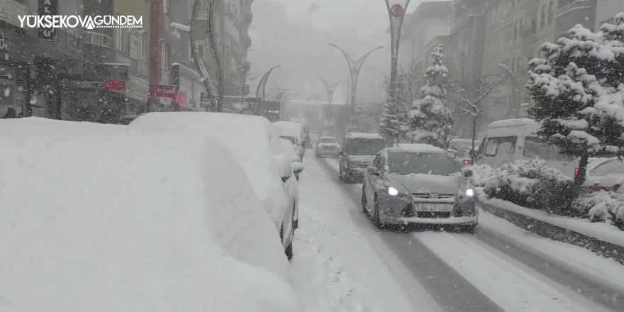 Hakkari'de kar hayatı olumsuz etkiliyor