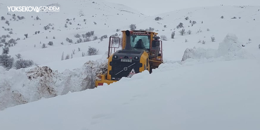 Hakkari'de 355 yerleşim biriminin yolu kardan kapandı