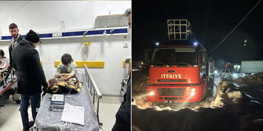 Van'da çıkan yangında 6 aylık bebek hayatını kaybetti