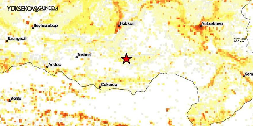 Hakkari'de deprem!