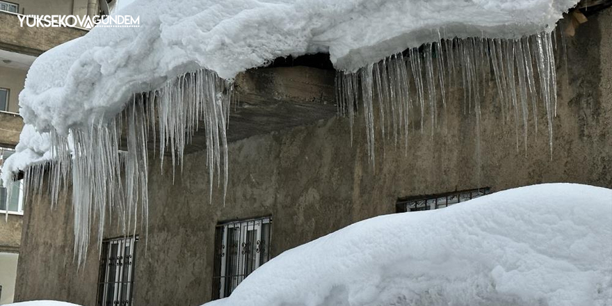 Yüksekova'da soğuk hava etkili oluyor