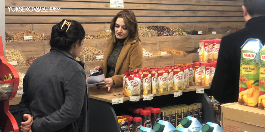 Yüksekova'da market ve yemek fabrikaları denetlendi