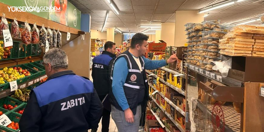 Hakkari'de Ramazan ayı öncesi sıkı denetim