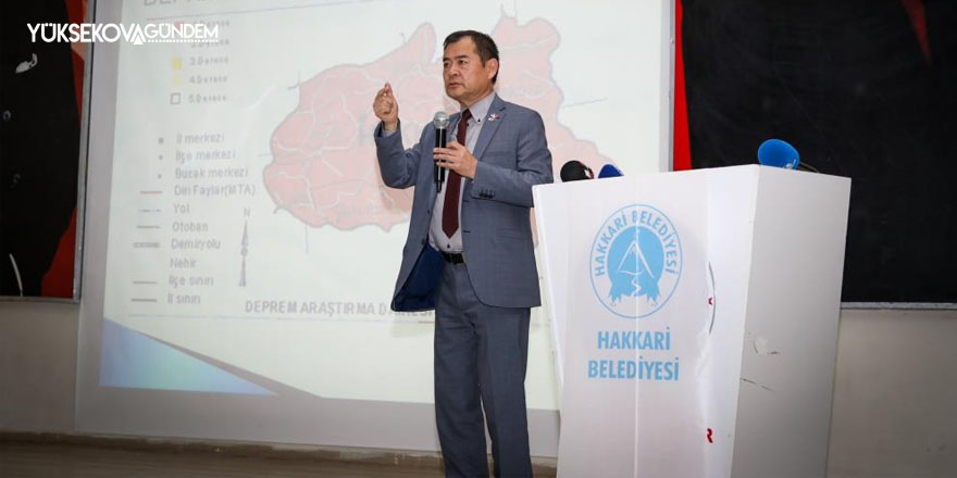 Hakkari'de konuşan Japon Deprem Uzmanı 'Her an Deprem olabilir'