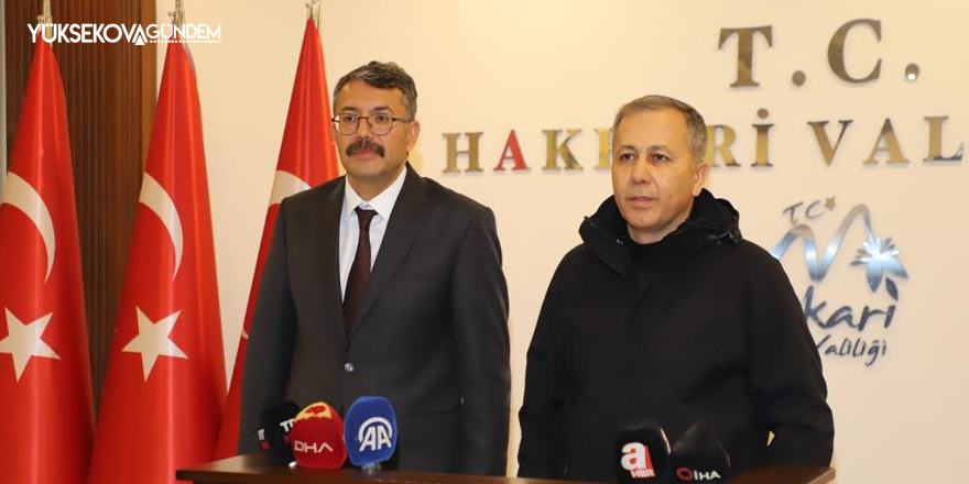 İçişleri Bakanı Yerlikaya açıkladı: Cumhurbaşkanı Erdoğan Hakkari'ye geliyor