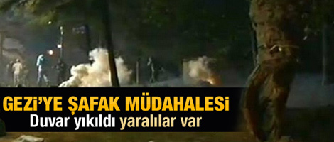 Gezi'ye Şafak Baskını