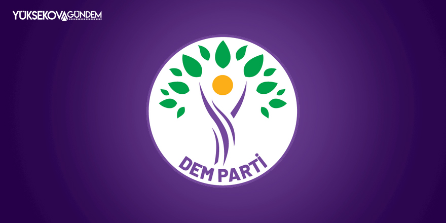 Hakkari DEM Parti'den AK Parti açıklaması