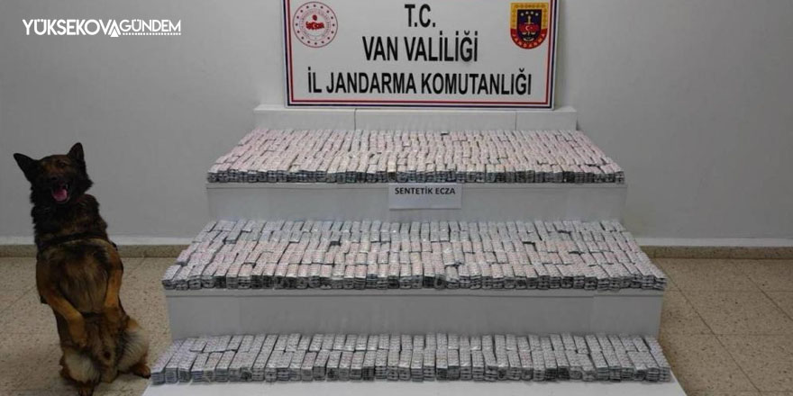 14 kilo eroin ve 59 bin adet sentetik hap ele geçirildi