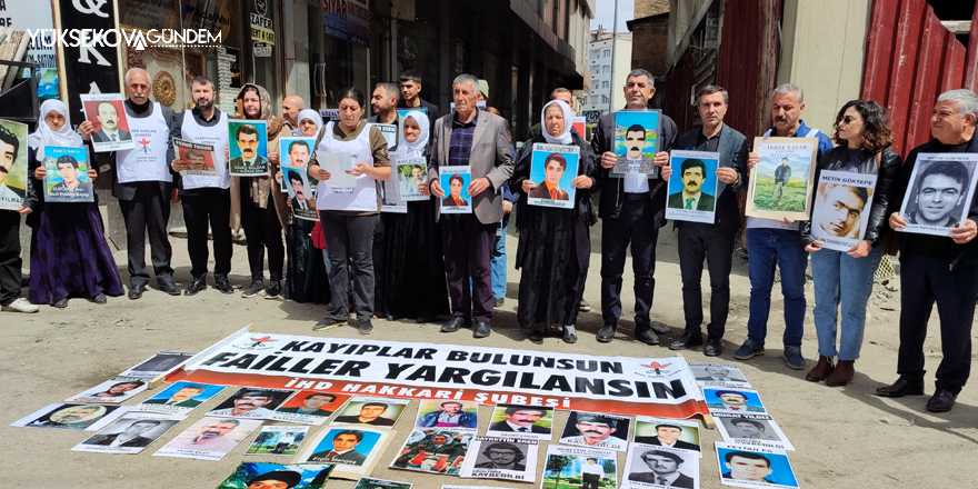 Yüksekova'da İHD ve kayıp yakınları İslam Bartın için adalet istedi