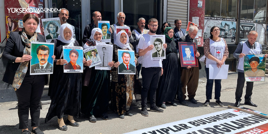 İHD Hakkari şubesi ve kayıp yakınları Abdulhaluk Geylani için adalet istedi