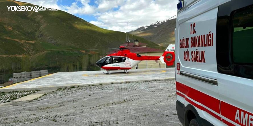 Van'da Ambulans helikopter 4 ayda 61 hasta taşıdı