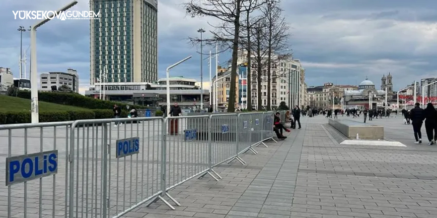 Taksim Meydanı 1 Mayıs kutlamalarına kapatıldı