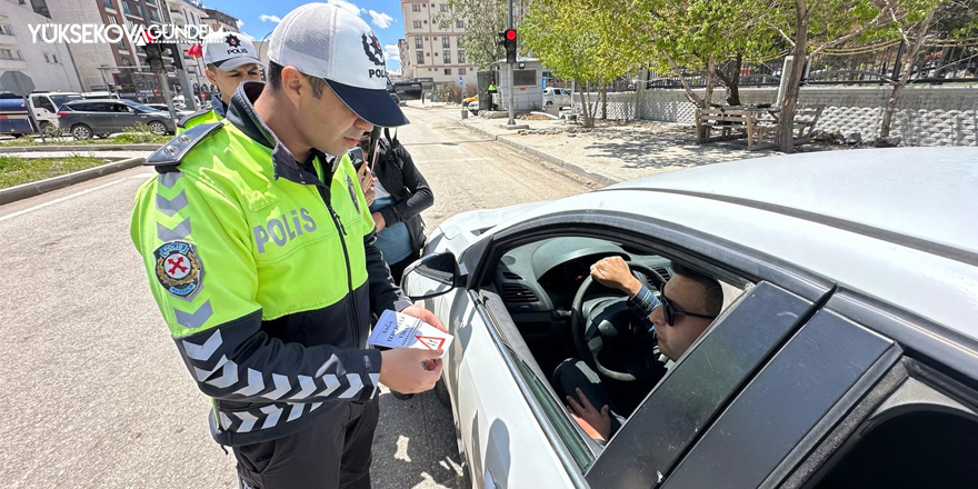 Yüksekova'da Trafik Haftası etkinliği yapıldı