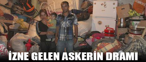 İzne gelen askerin dramı