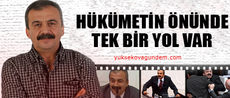 'Hükümetin önünde tek bir yol var'