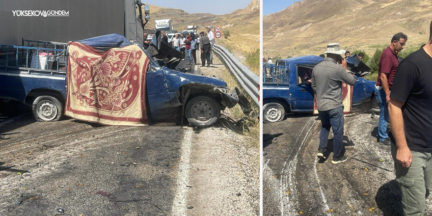 Hakkari-Van karayolunda kaza: 4 ölü, 2 yaralı