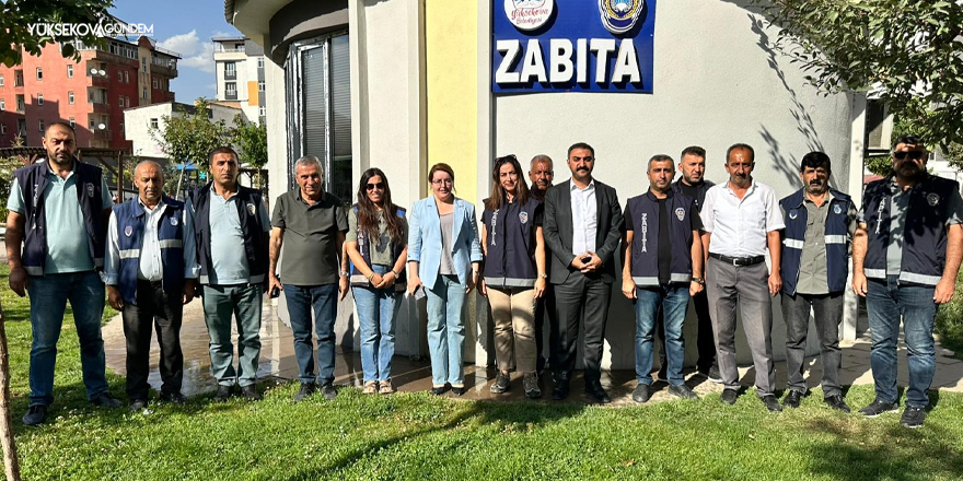 Yüksekova Belediyesi Eşbaşkanları, Zabıta Haftasını Kutladı