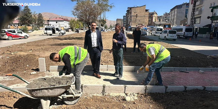 Yüksekova Belediye Eşbaşkanı Diri Çalışmaları inceledi