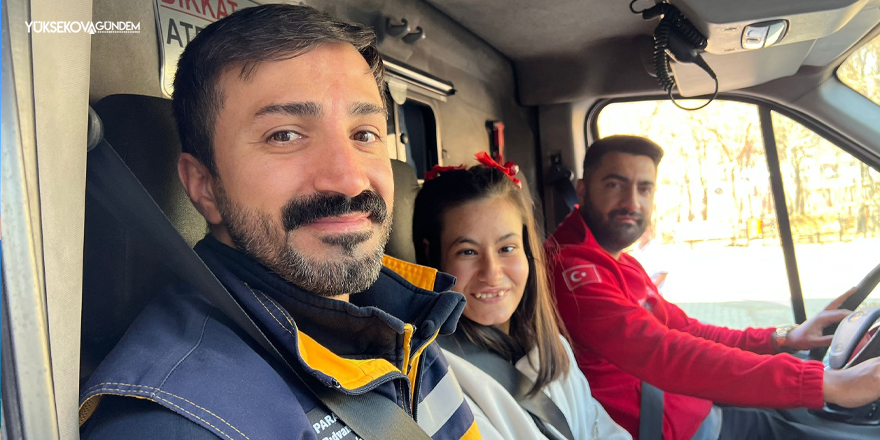 Yüksekova’da Sağlıkçılar Küçük Bir Hayali Büyük Bir Mutluluğa Dönüştürdü