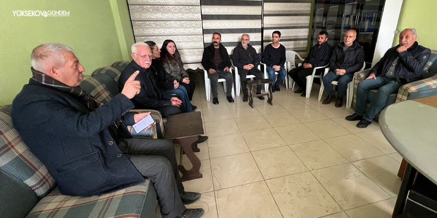 DEM Parti Yüksekova İlçe Yönetimi STK Ziyaretlerini Sürdürüyor