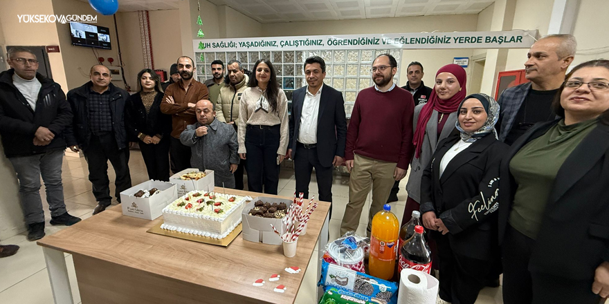 Yüksekova Devlet Hastanesi TRSM’de Yılbaşı Buluşması