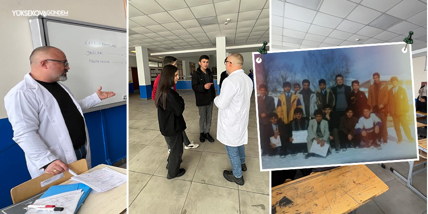 Deniz Öğretmen, Meslek Hayatına Başladığı Yüksekova'ya 20 Yıl Sonra Geri Döndü