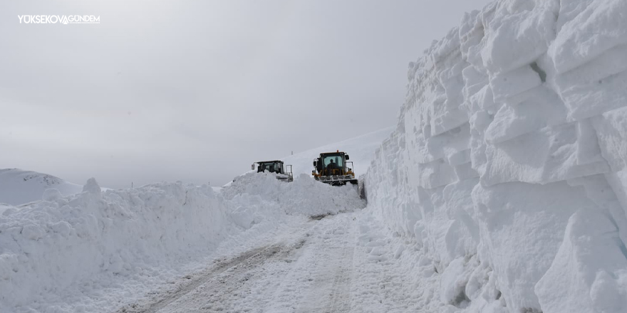 Hakkari’de Kar Yağışı 58 Yerleşim Yerinin Yolunu Kapattı