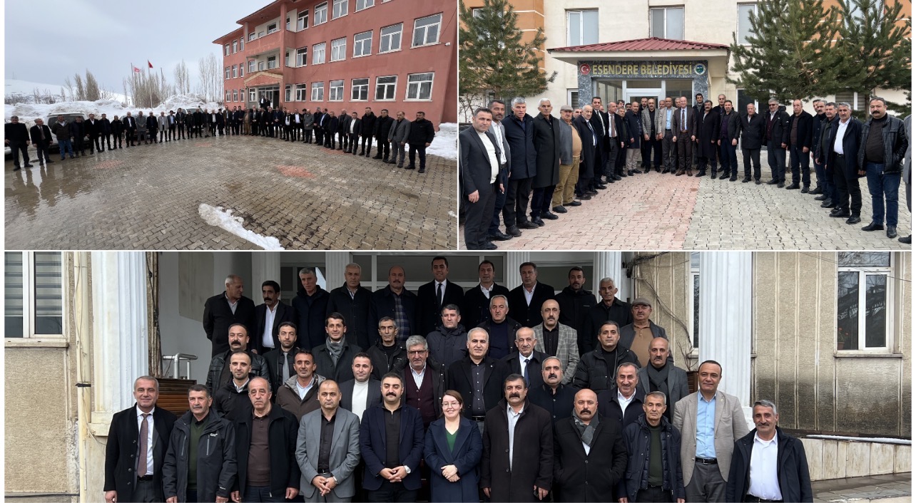 Yüksekova’da Muhtarlardan Belediyelere Ziyaret: İlçenin Sorunları Masaya Yatırıldı