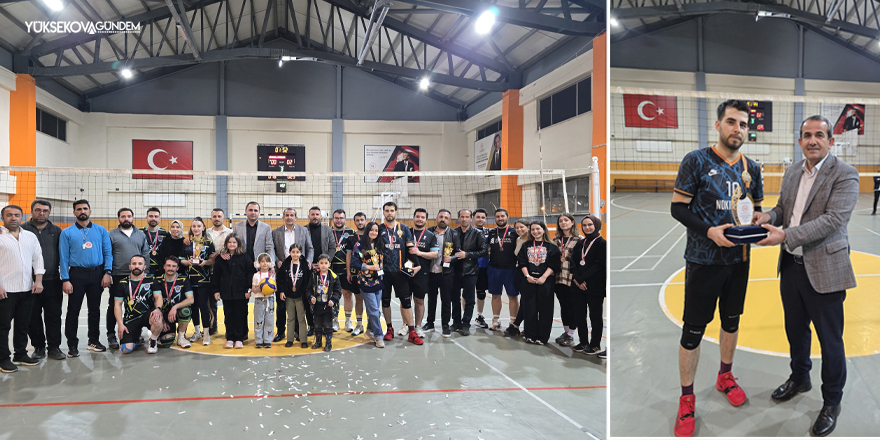 Yüksekova’da 40 Okulun Katıldığı Voleybol Turnuvası Sona Erdi