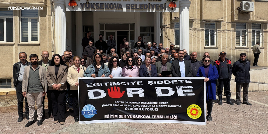 Yüksekova’da Okul Saldırılarına Tepki, “Çocukların Hayatı Bu Kadar Ucuz Değil”