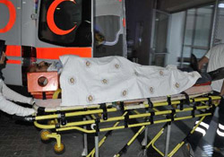Takla atan araçta 3 kişi yaralandı