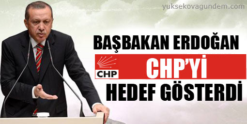 Erdoğan CHP'yi hedef gösterdi