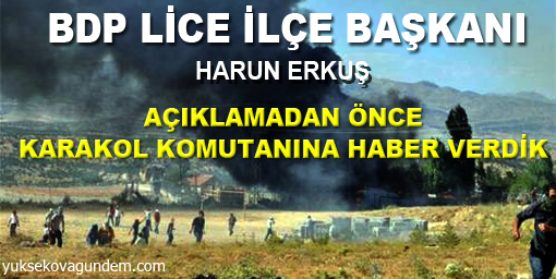 Karakol Komutanına Haber Verdik
