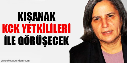 Kışanak KCK yetkilileri ile görüşecek